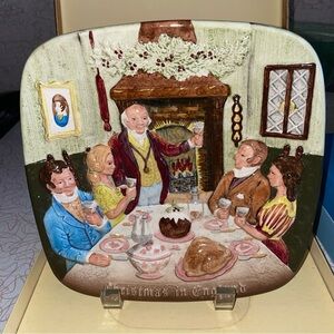 Royal Doulton Christmas in England Plate